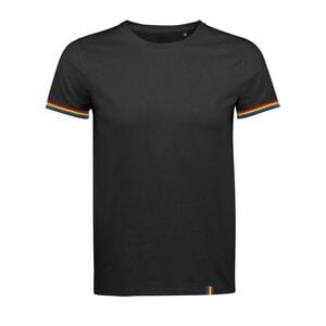 SOL'S 03108 - RAINBOW MEN Short Sleeve T Shirt grey black