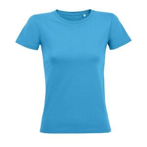 SOL'S 02758 - Regent Fit T-shirt med rund hals för kvinnor Aqua