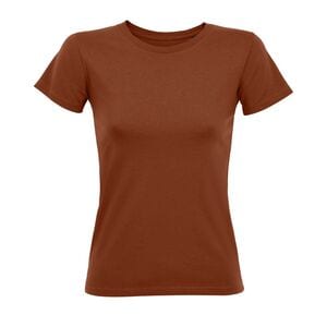 SOL'S 02758 - Regent Fit T-shirt med rund hals för kvinnor Terracotta