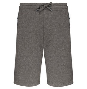 Proact PA1022 - Multisport fleece Bermuda shorts för vuxna Grey Heather