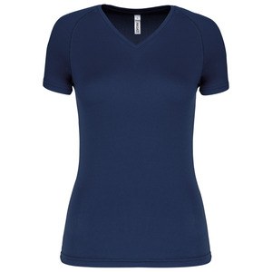 Proact PA477 - Kvinnors kortärmad sport-T-shirt med V-ringning