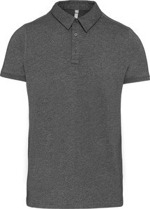 Kariban K262 - Poloshirt med kortärmad tröja för män Grey Heather