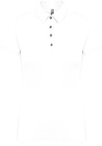 Kariban K263 - Kortärmad tröja med pikétröja för kvinnor White