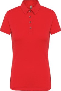 Kariban K263 - Kortärmad tröja med pikétröja för kvinnor Red