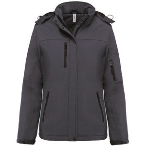 Kariban K651 - Fodrad softshell-parka för kvinnor Titanium