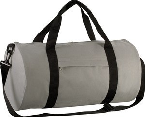 Kimood KI0633 - Tube Tote Bag Ligth Grey / Black
