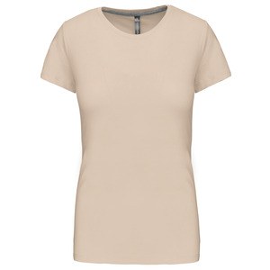Kariban K380 - Kvinnors rundhalsad kortärmad T-shirt Light Sand