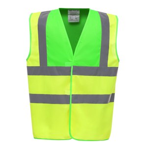 Yoko YHVW100 - Väst med hög synlighet Lime / Hi Vis Yellow