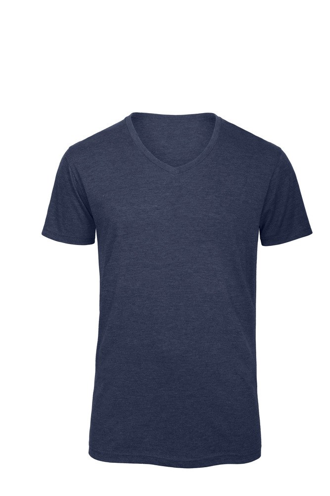 B&C CGTM057 - T-shirt med V-ringning för män, Triblend