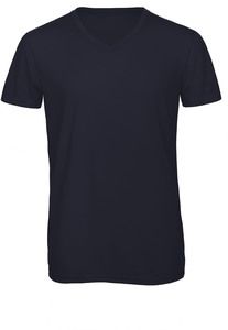 B&C CGTM057 - T-shirt med V-ringning för män, Triblend