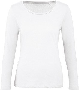 B&C CGTW071 - Inspire Ekologisk långärmad T-shirt dam White