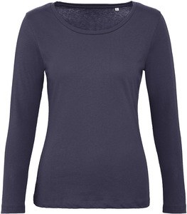 B&C CGTW071 - Inspire Ekologisk långärmad T-shirt dam Urban Navy