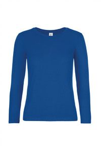 B&C CGTW08T - Långärmad T-shirt dam # E190 Royal Blue