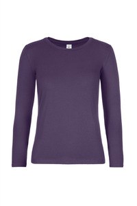 B&C CGTW08T - Långärmad T-shirt dam # E190 Urban Purple