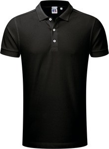 Russell RU566M - Stretchpolo för män Black