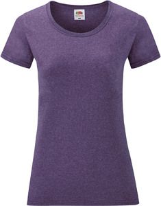 Fruit of the Loom SC61372 - T-shirt i bomull för kvinnor Heather Purple