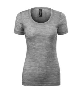 Malfini Premium 158 - Merino Rise T-shirt för kvinnor Gris chiné foncé