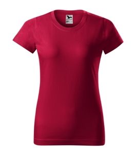 Malfini 134 - Enkel T-shirt för kvinnor rouge marlboro