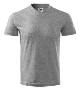 Malfini 102 - Blandad T-shirt med V-ringning Gris chiné foncé