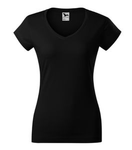Malfini 162 - T-shirt med V-ringning för kvinnor Black