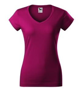 Malfini 162 - T-shirt med V-ringning för kvinnor FUCHSIA RED