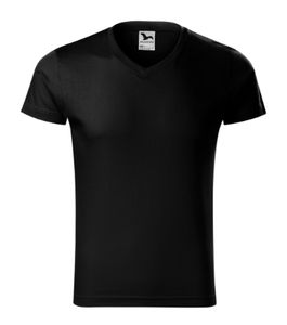 Malfini 146 - T-shirt med V-ringning för herrar Black