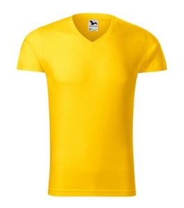 Malfini 146 - T-shirt med V-ringning för herrar Yellow