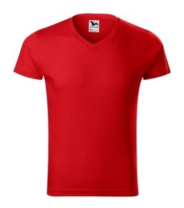 Malfini 146 - T-shirt med V-ringning för herrar Red