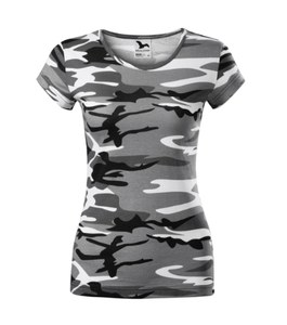 Malfini C22 - Camo Pure T-shirt dam camouflage gray