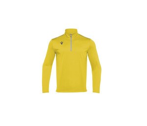 MACRON MA5418 - T-shirt med Dragkedja i andningsförmåga Yellow