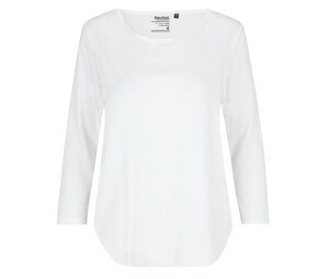 Neutral O81006 - T-shirt med 3/4 ärmar för kvinnor White