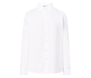 JHK JK615 - Poplin skjorta för kvinnor White