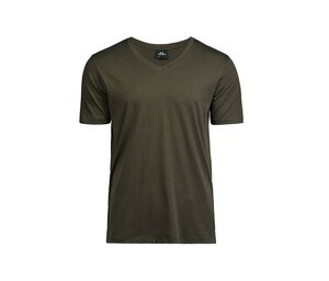 Tee Jays TJ5004 - T-shirt med V-ringning för män Dark Olive