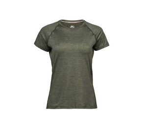 Tee Jays TJ7021 - Sport-T-shirt dam Olive Melange