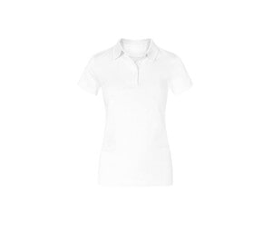 Promodoro PM4025 - Jersey stickad pikétröja för kvinnor White