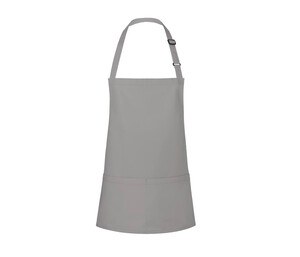 Karlowsky KYBLS6 - Basic Short Bib Förkläde Med Spänne Och Ficka basalt grey