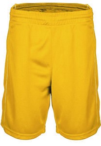 Proact PA160 - Shorts för basket Sporty Yellow