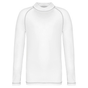Proact PA4018 - Barnens tekniska långärmade T-shirt med UV-skydd White