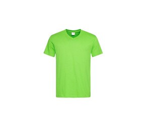 Stedman ST2300 - T-shirt med V-ringning för män Kiwi Green