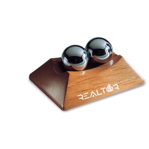 GiftRetail IT1804 - ZION Kinesiskt anti-stress boll set Wood