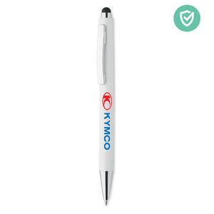 GiftRetail MO6153 - BLANQUITO CLEAN Antibakteriell bläckpenna White