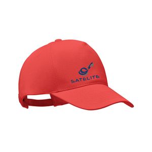 GiftRetail MO6432 - BICCA CAP Keps i ekologisk bomull Red