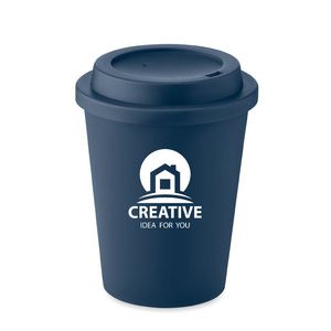 GiftRetail MO6582 - NOLA PP mugg dubbelvägg 300 ml Dark Navy