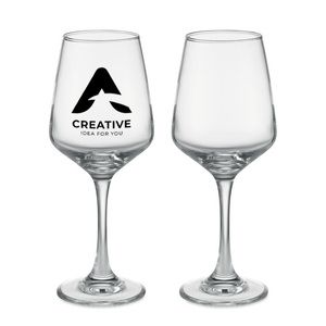 GiftRetail MO6643 - CHEERS Set om 2st vinglas Transparent