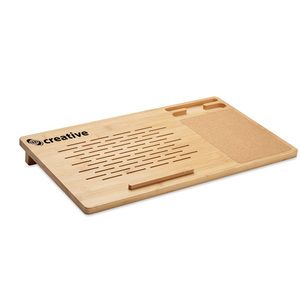 GiftRetail MO6670 - TECLAT Stativ för bärbar dator och sma Wood
