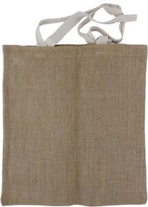 GiftRetail MO7264 - JUHU Kasse i jute bomullshandtag beige