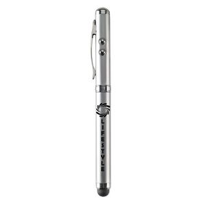 GiftRetail MO8097 - TRIOLUX Penna med laserpekare och touc matt silver