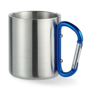 GiftRetail MO8313 - TRUMBO Metallmugg, karbinhake-handtag