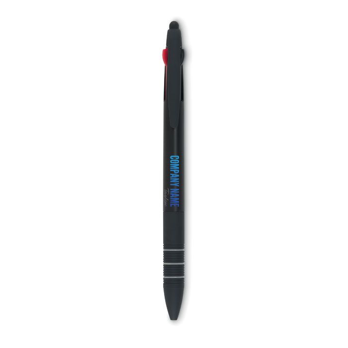 GiftRetail MO8812 - MULTIPEN 3 färgs bläckpenna med spets