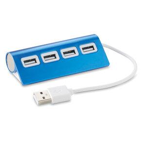 GiftRetail MO8853 - ALUHUB USB hubb med 4 portar